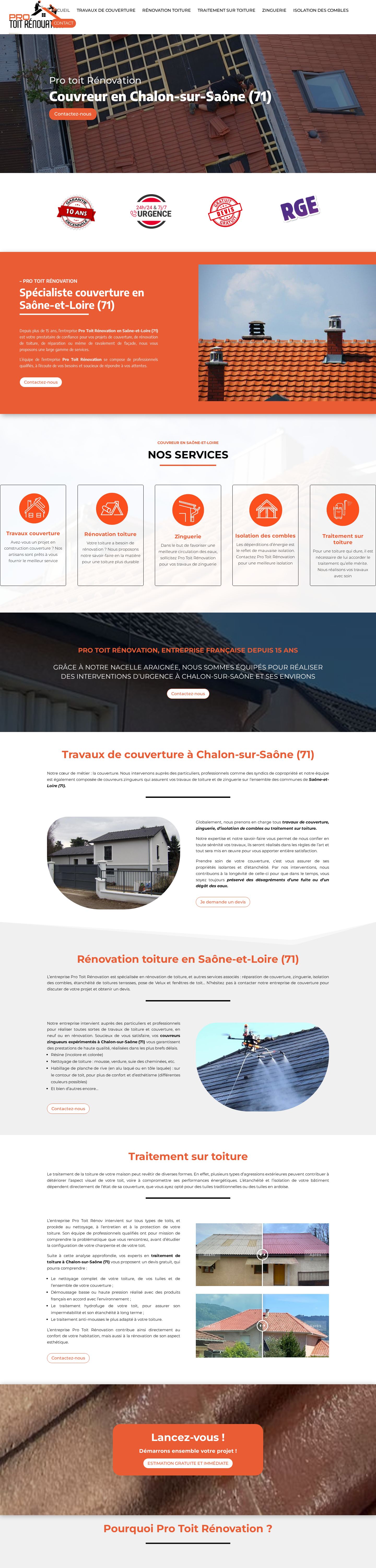 Pro Toit Rénovation — Couvreur Saône-et-Loire (71)